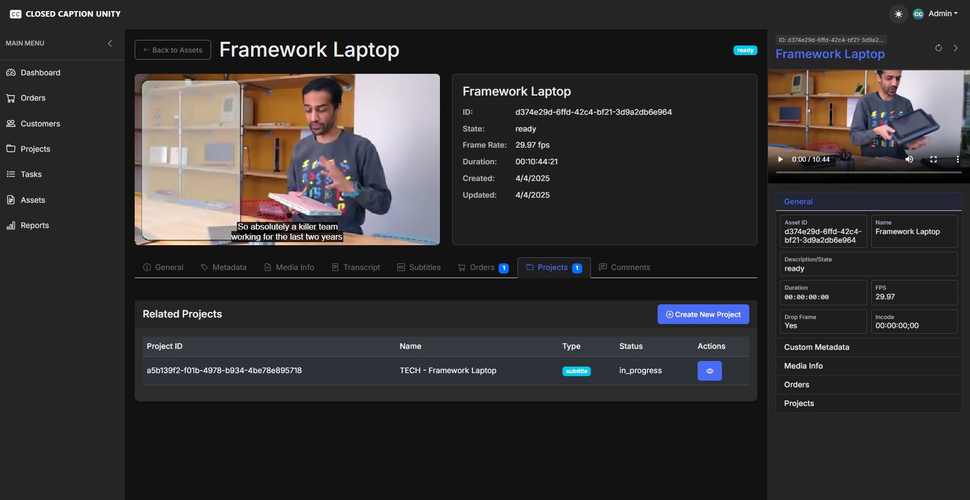 Content Ingest Workflow